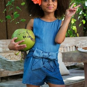 kate spade Blue Denim Kids Matching Set